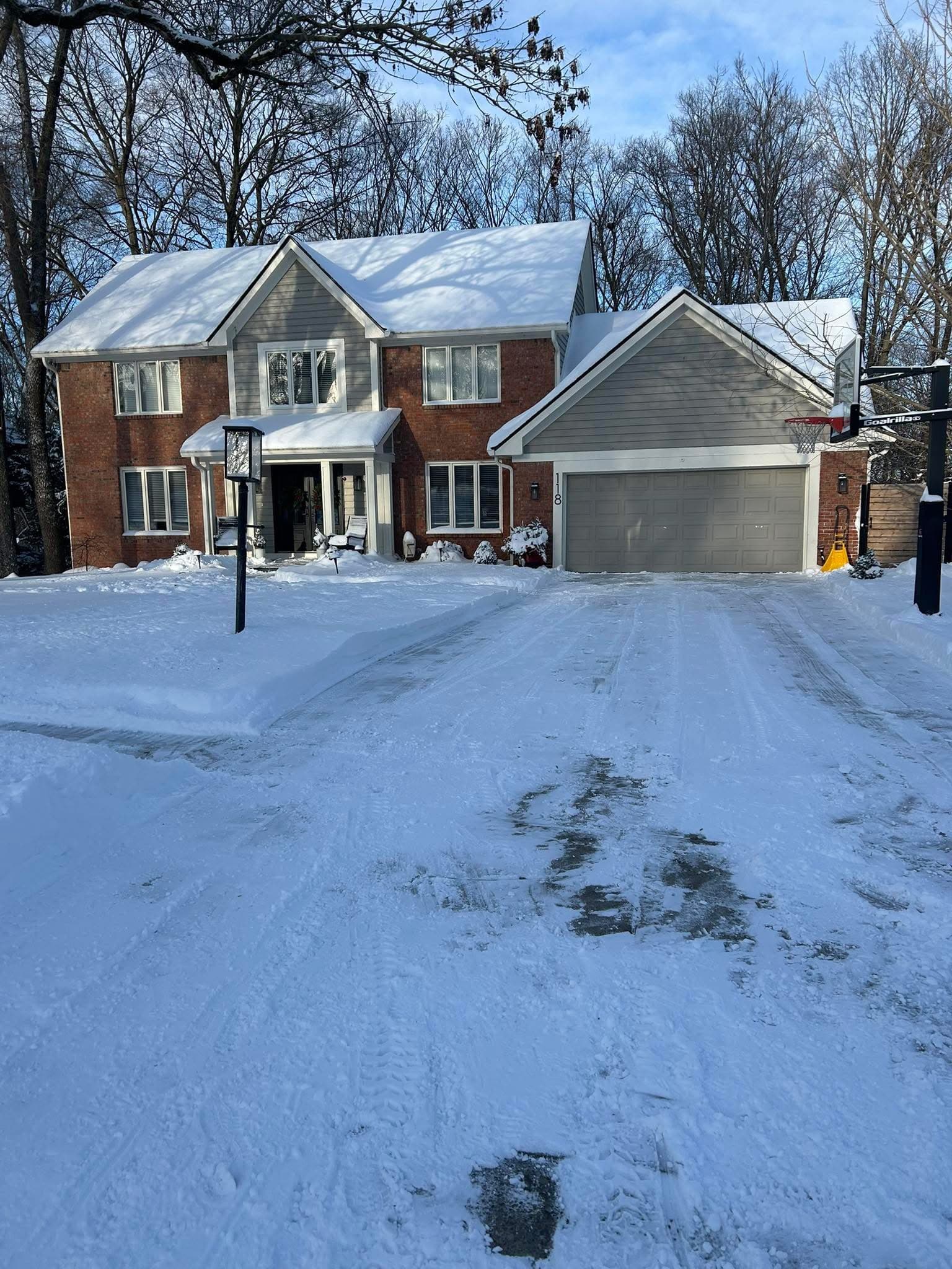 Christmas light installation in Hamilton County IN